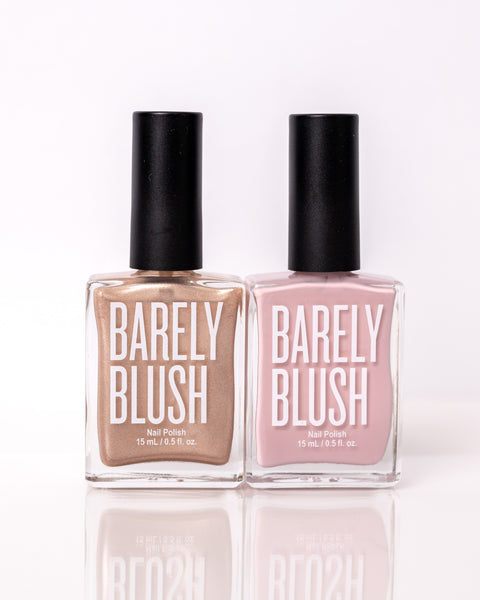Barely Blush Nail Polish Set Divine & Godess